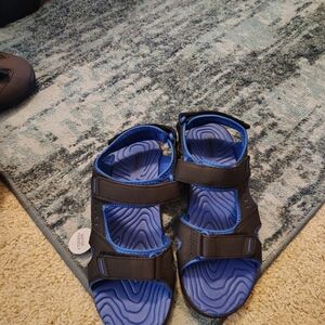 Sonoma Boys 3 Sandals in Blue and Black